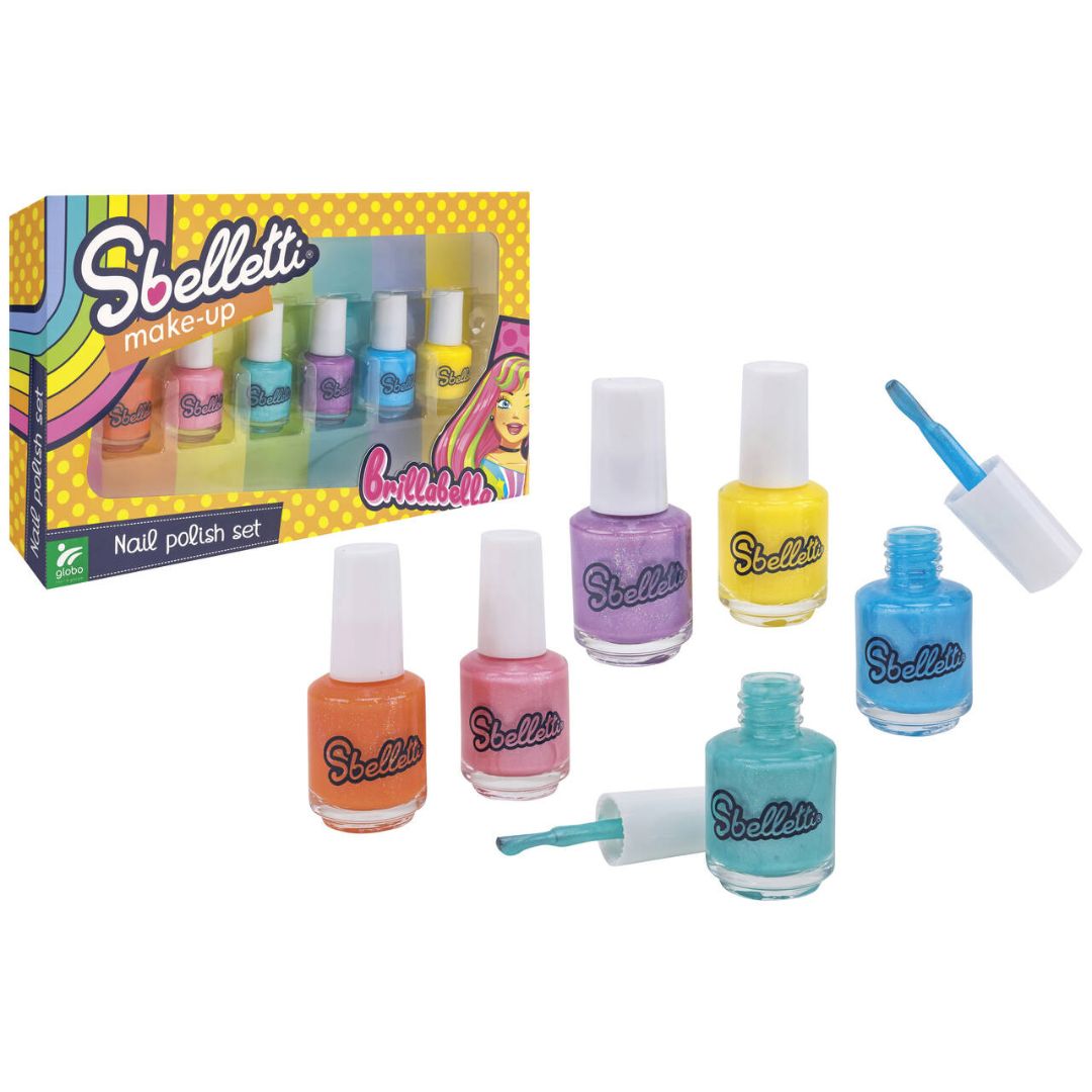 41040 Sbelletti - Set di smalti per bambini - 6 colori