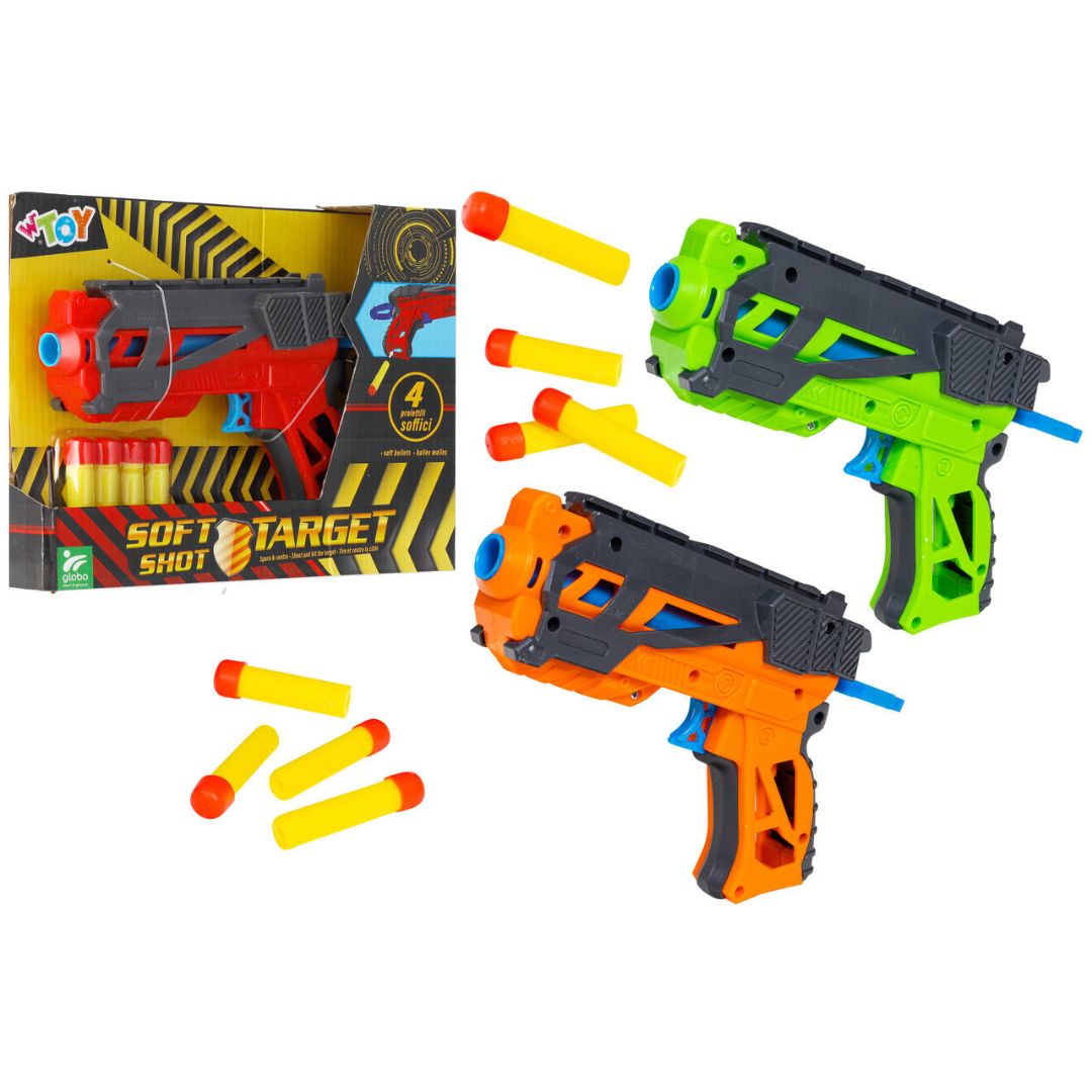 41125 Wtoy - Pistola spara proiettili soffici - Colore a scelta