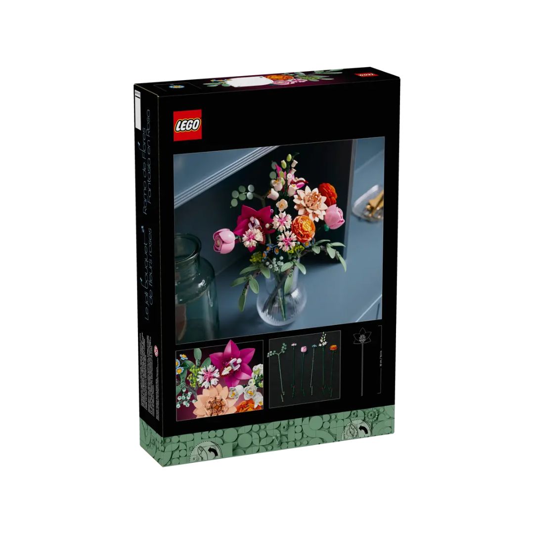 10342 LEGO The Botanical Collection - Bouquet di fiori rosa