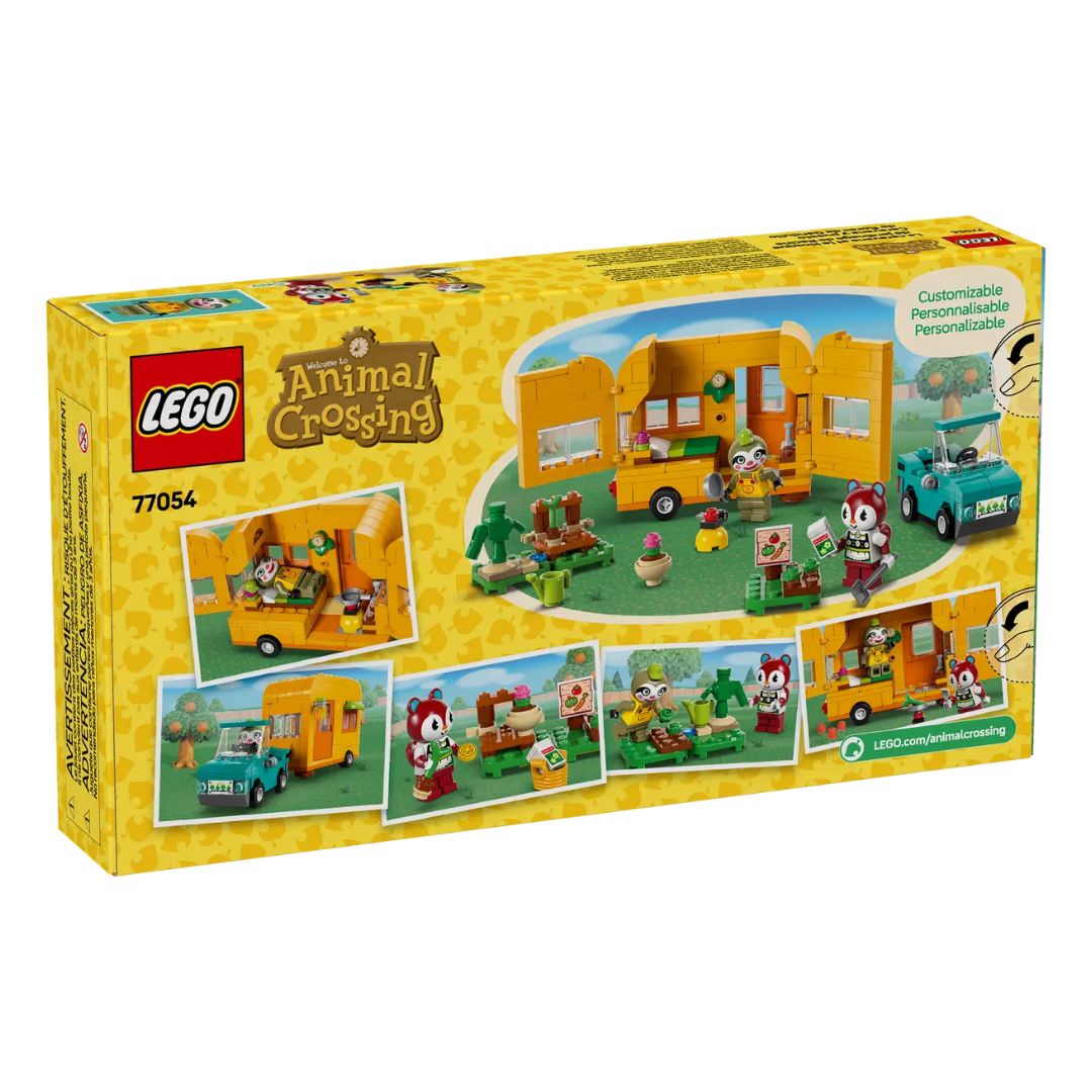 77054 LEGO Animal Crossing - Roulotte e negozio di giardinaggio di Florindo