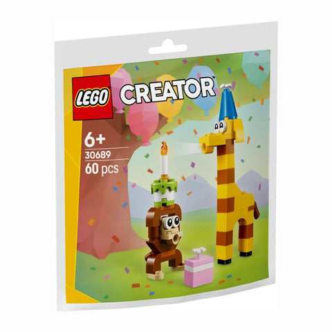30689 LEGO Polybag Creator - Les animaux de la fête d'anniversaire