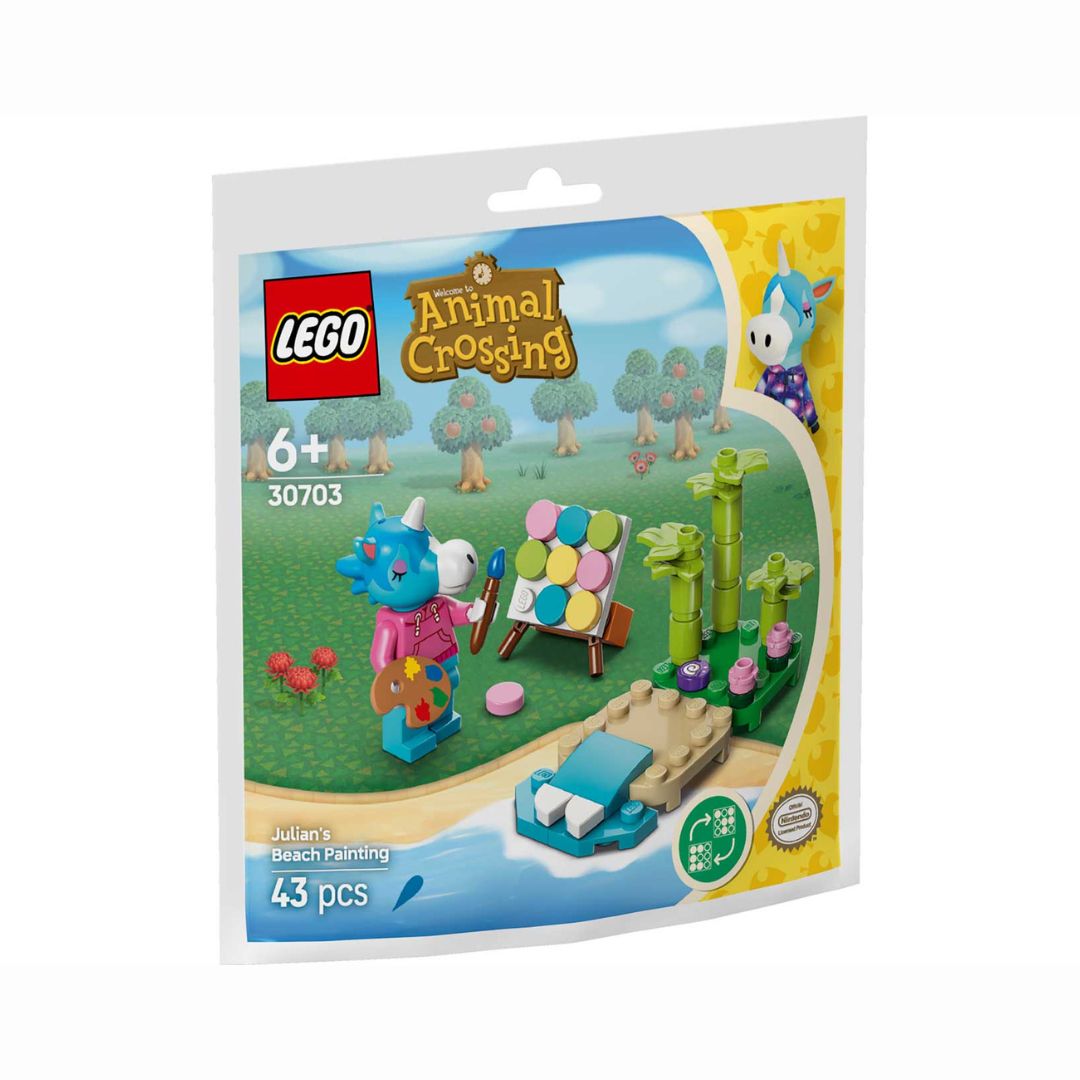 30703 LEGO Polybag Animal Crossing - Giuliano dipinge sulla spiaggia