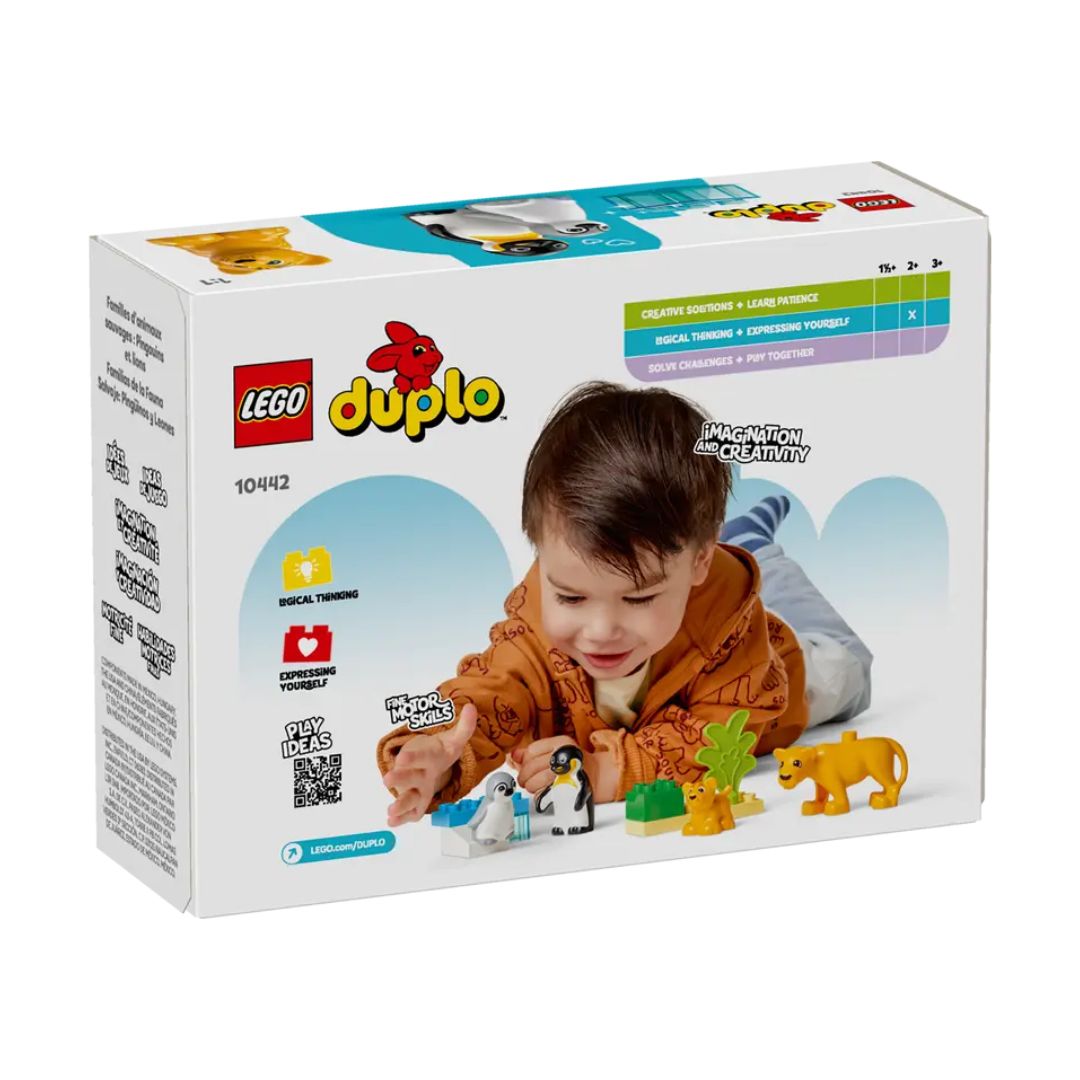 10442 LEGO Duplo Town - Famiglie di animali: pinguini e leoni