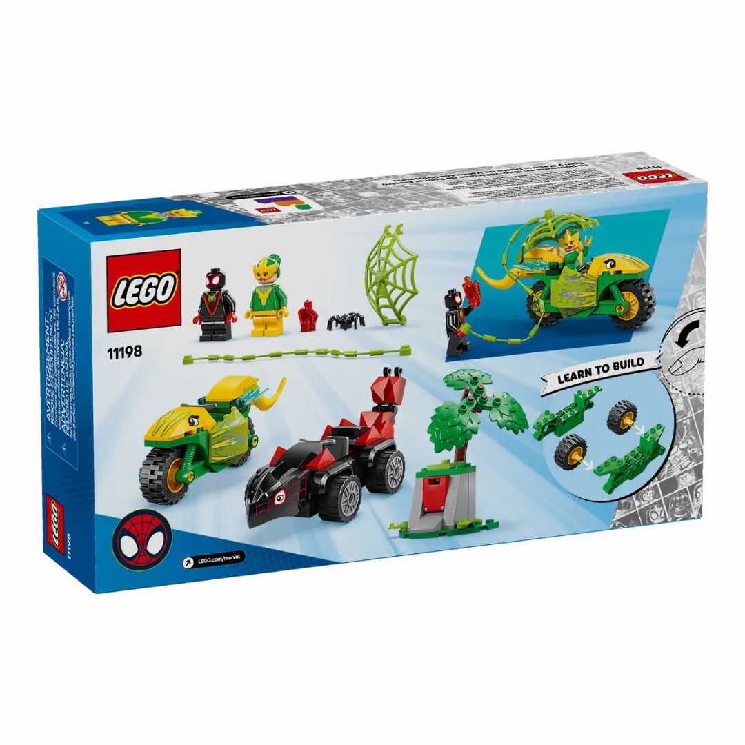 11198 LEGO Spidey - Inseguimento sui dino-veicoli di Spin ed Electro