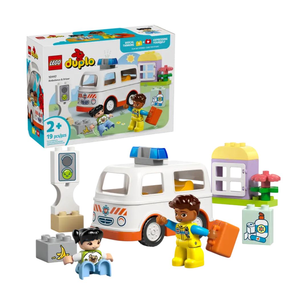 10447 LEGO Duplo Town - Ambulanza e autista