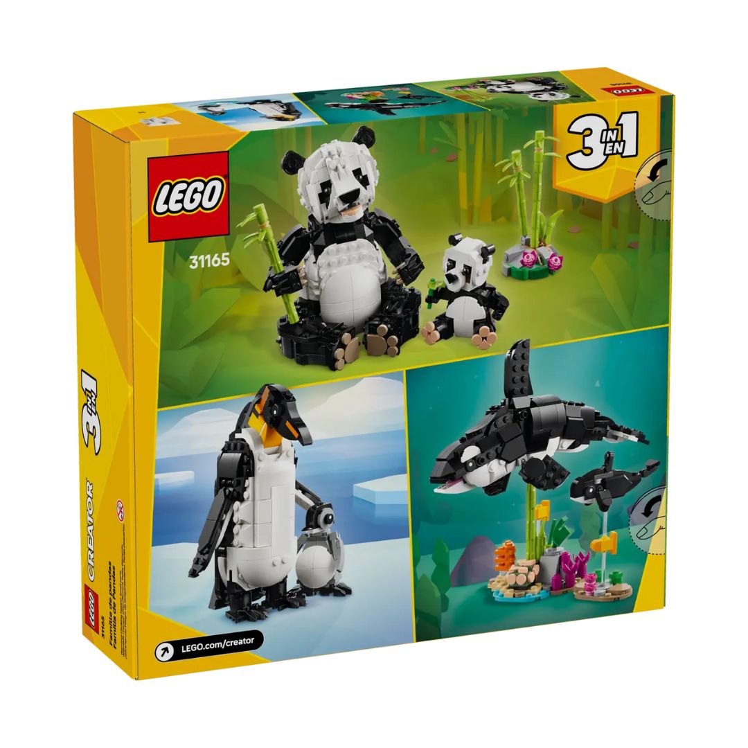 31165 LEGO Creator 3in1 - Animali selvatici: famiglia di panda