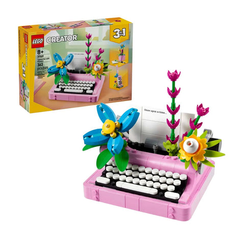 31169 LEGO Creator 3in1 - Macchina da scrivere con fiori