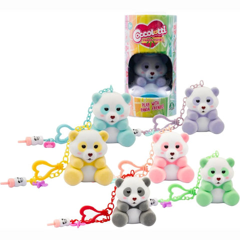 Giochi Preziosi Coccolotti : Panda Friends Porte-clés Oursons couleur au choix