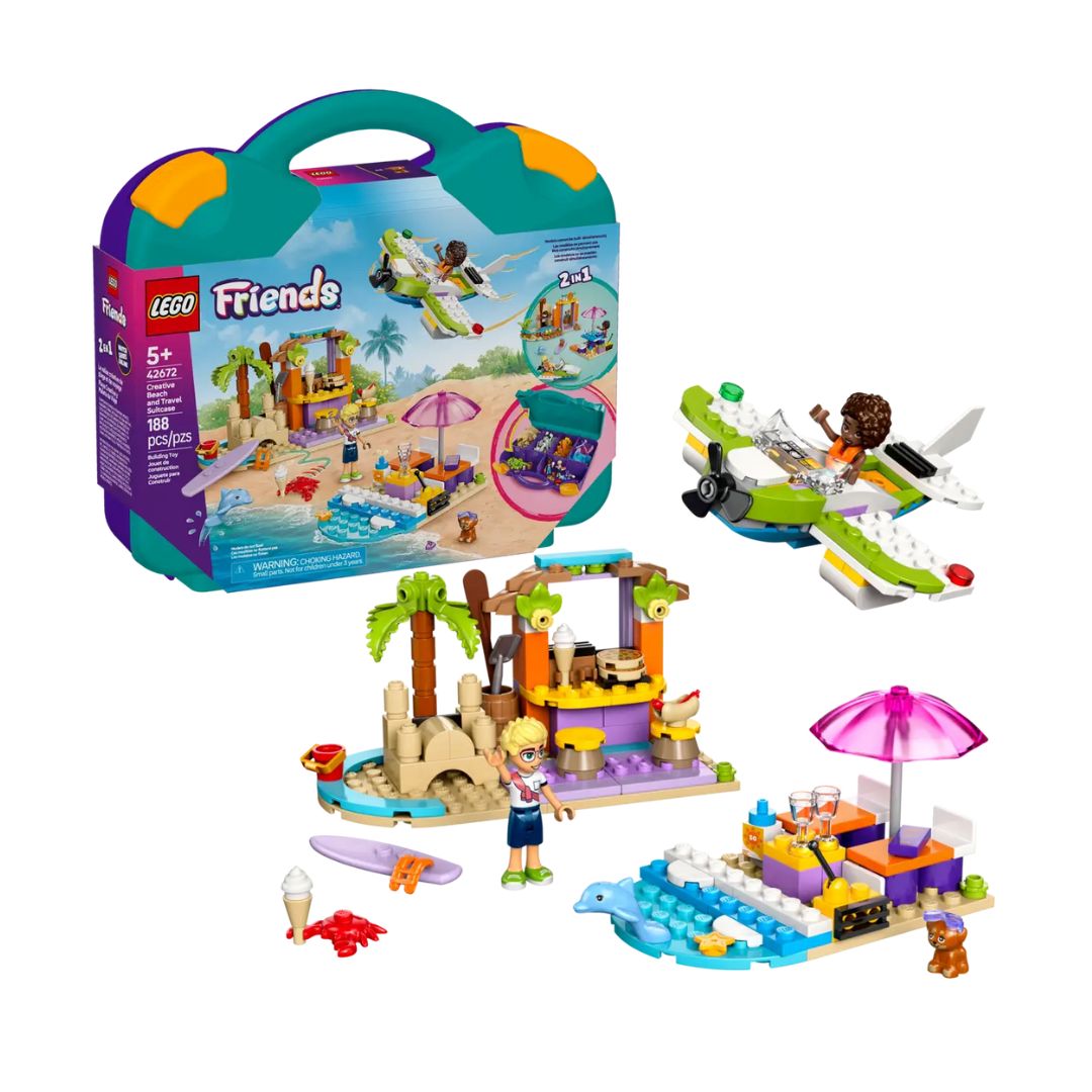 42672 LEGO Friends - Valigia creativa da spiaggia e da viaggio