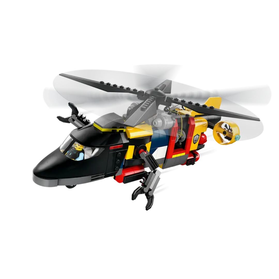 60462 LEGO City Great Vehicles - Elicottero, autopompa e sottomarino