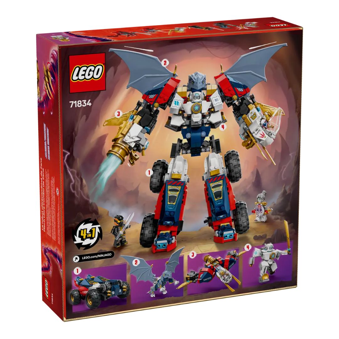 71834 LEGO Ninjago - Mech Ultra Combinatore di Zane
