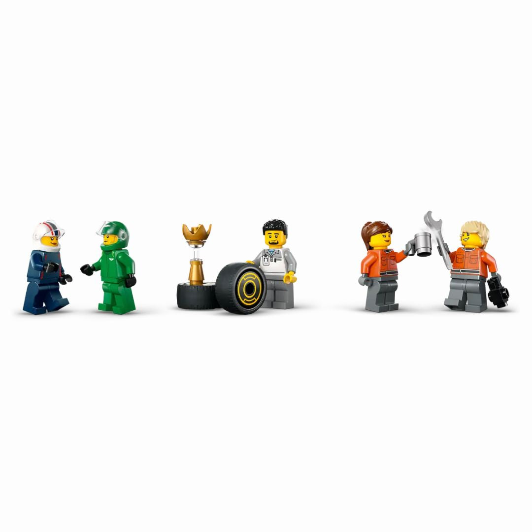 60445 LEGO City - Autotrasportatore F1 con monoposto RB20 e AMR24 F1