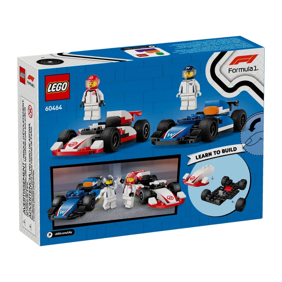 60464 LEGO City Formula 1 -  Monoposto Williams Racing e Haas F1