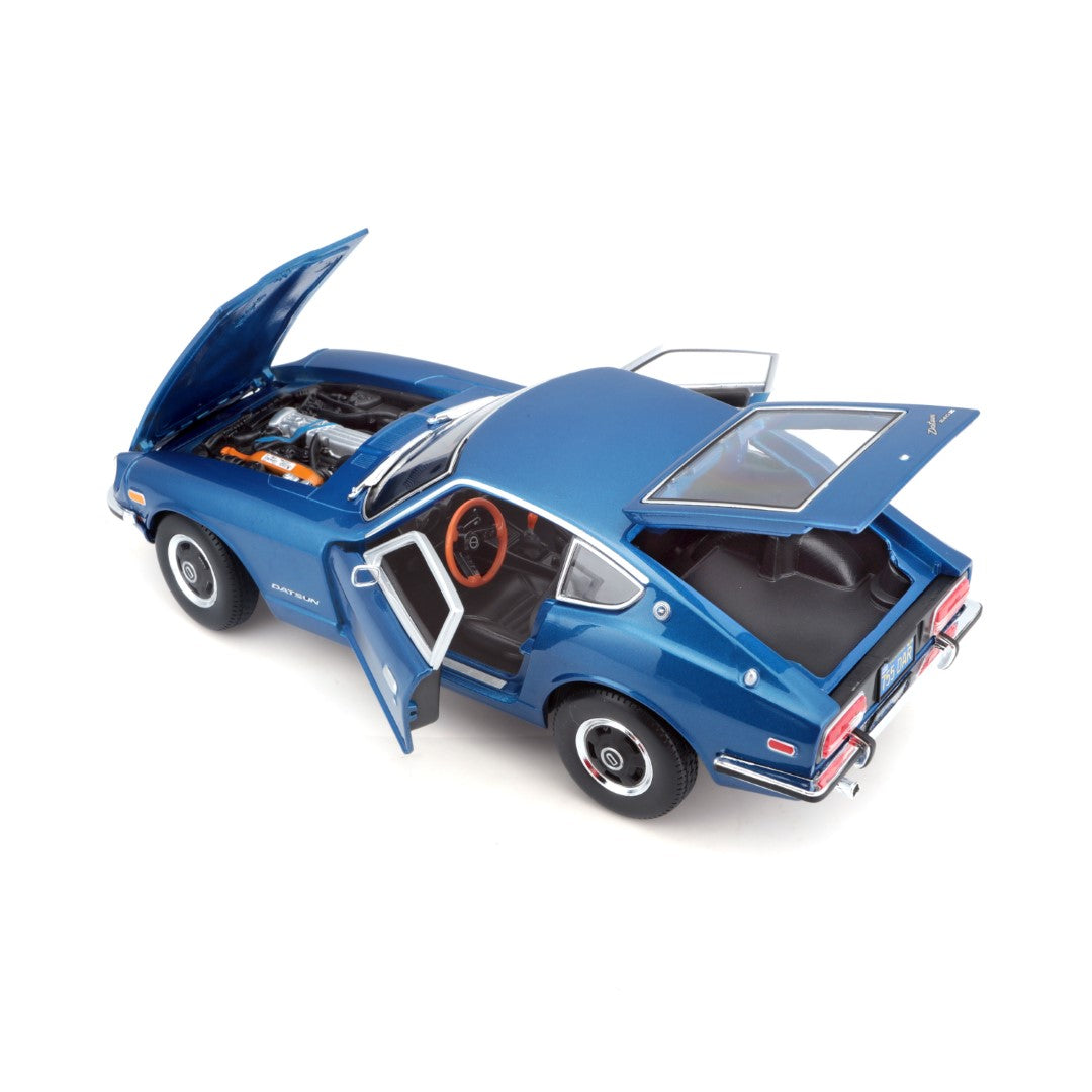 31170 BU Bburago Maisto - Datsun 240Z (1971), blu - Scala 1:18