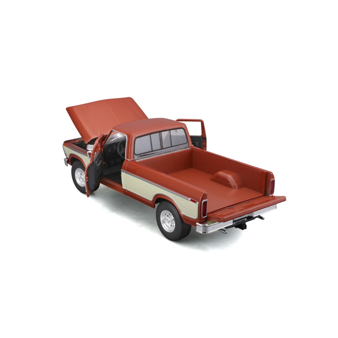 Ford F-150 1979 Pick-up marron et crème au 1/18 - Collection Ford F-150 1979 Pick-up marron et crème au 1/18 - Collection