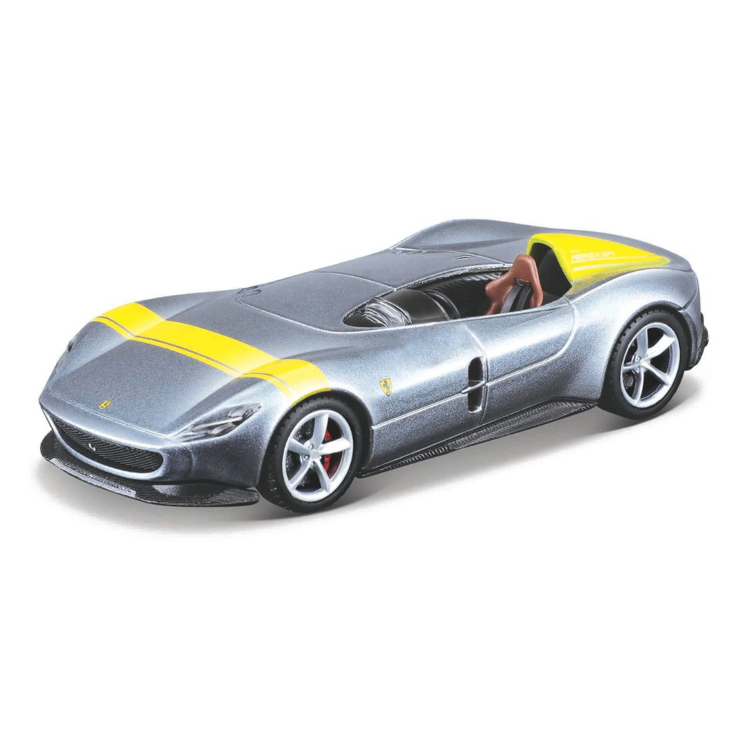 15702 Bburago Maisto - Speed Icon:  Ferrari Monza SP1, argento - Scala 1:64