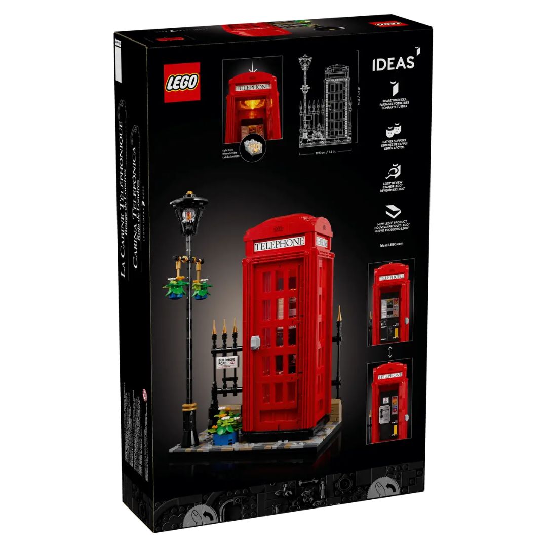 21347 LEGO Ideas - Cabina telefonica rossa di Londra