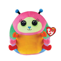 T39237 Ty - Squish a Boos - Cuscino peluche Bruco - Nessa (22 cm)
