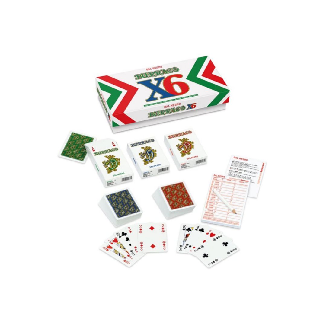 090100 Dal Negro - Carte da Burraco per sei giocatori