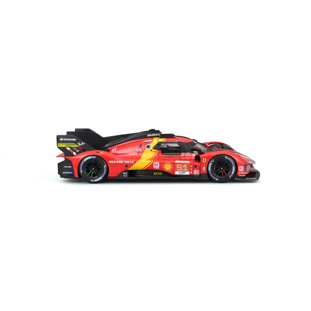 18-16301 Bburago Ferrari Racing - Ferrari 499P #51 - 24H Le Mans - Scala 1:18