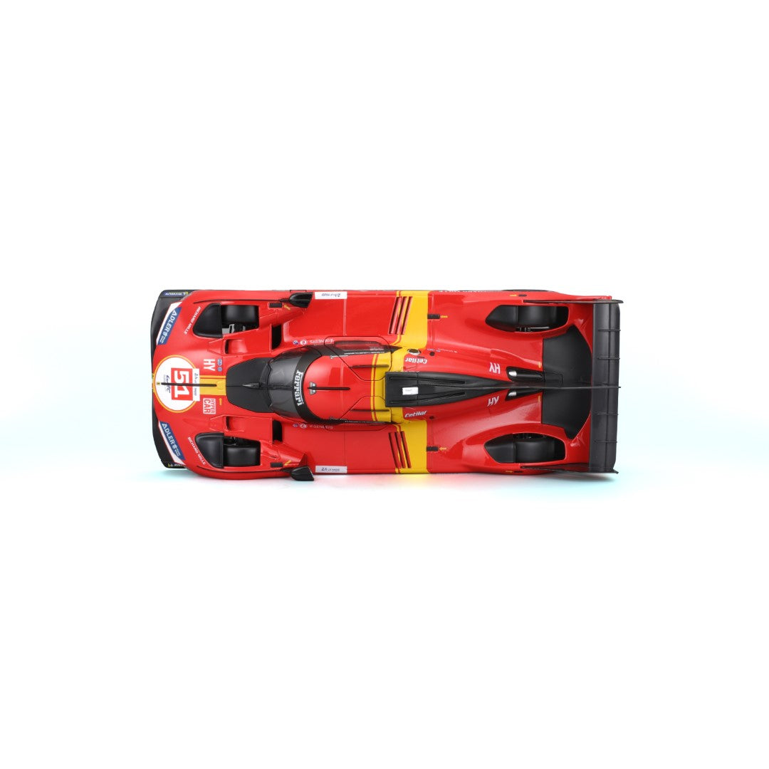 18-16301 Bburago Ferrari Racing - Ferrari 499P #51 - 24H Le Mans - Scala 1:18