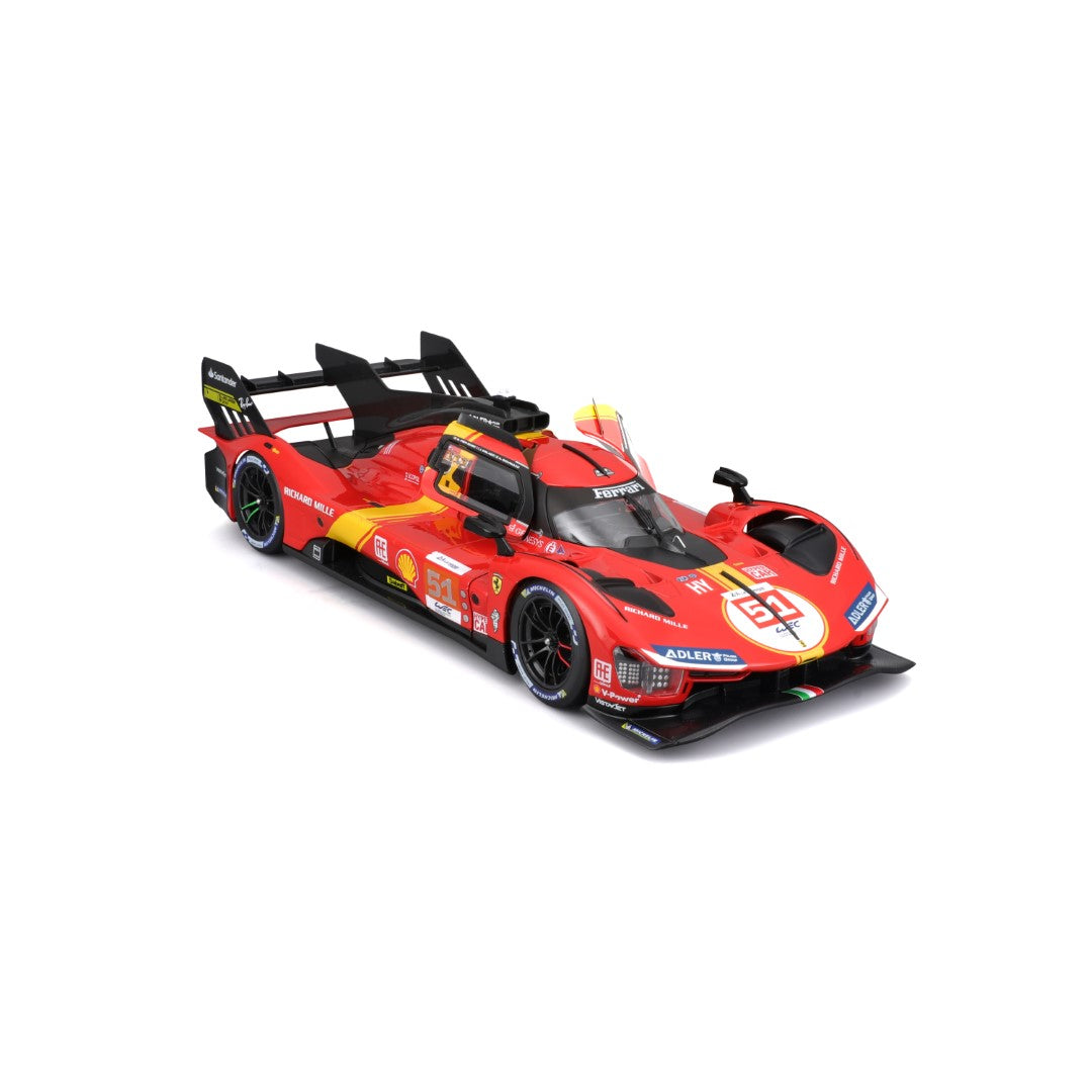 18-16301 Bburago Ferrari Racing - Ferrari 499P #51 - 24H Le Mans - Scala 1:18
