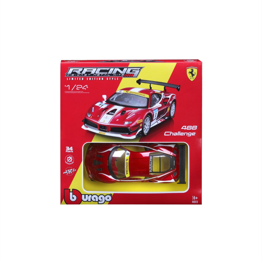 18-26582 Bburago Model Kit - Ferrari 488 Challenge (2017) - Scala 1:24