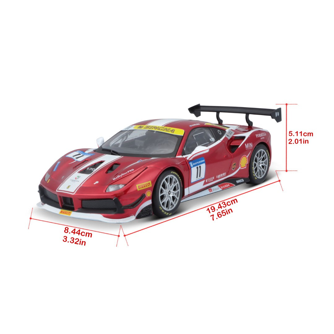 18-26582 Bburago Model Kit - Ferrari 488 Challenge (2017) - Scala 1:24