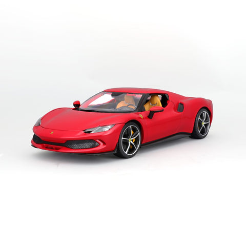 18-16018 Bburago Ferrari Race&Play - Ferrari 296 GTB, rossa - Échelle 1:18