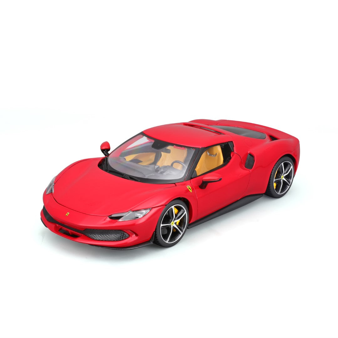 18-16018 Bburago Ferrari Race&Play - Ferrari 296 GTB, rossa - Scala 1:18