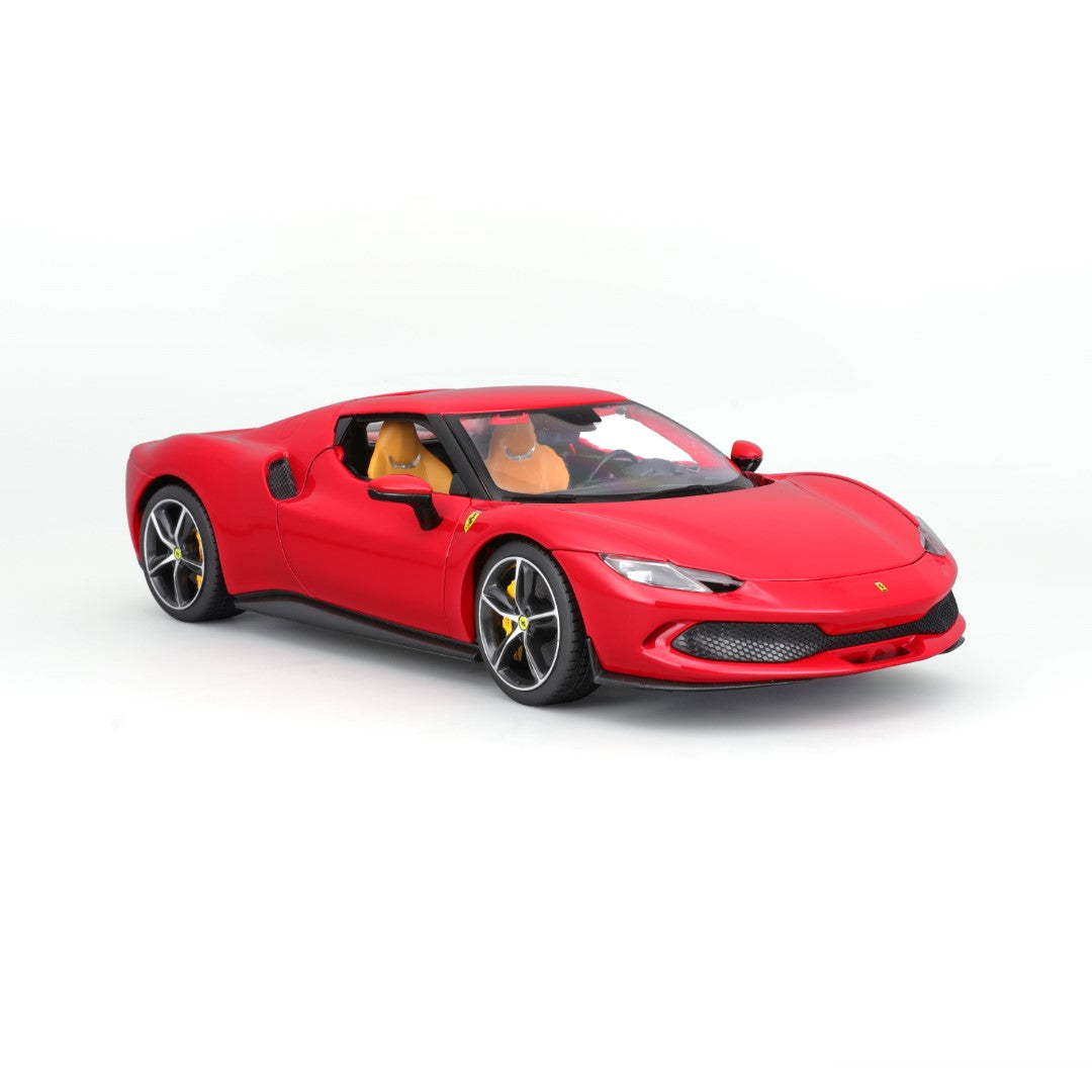 18-16018 Bburago Ferrari Race&Play - Ferrari 296 GTB, rossa - Scala 1:18