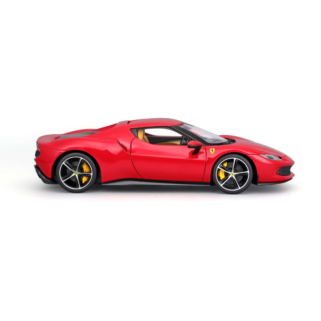 18-16018 Bburago Ferrari Race&Play - Ferrari 296 GTB, rossa - Scala 1:18