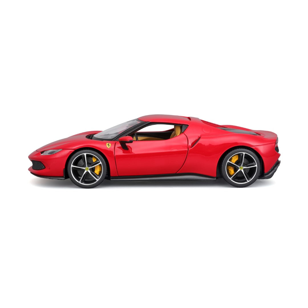 18-16018 Bburago Ferrari Race&Play - Ferrari 296 GTB, rossa - Scala 1:18