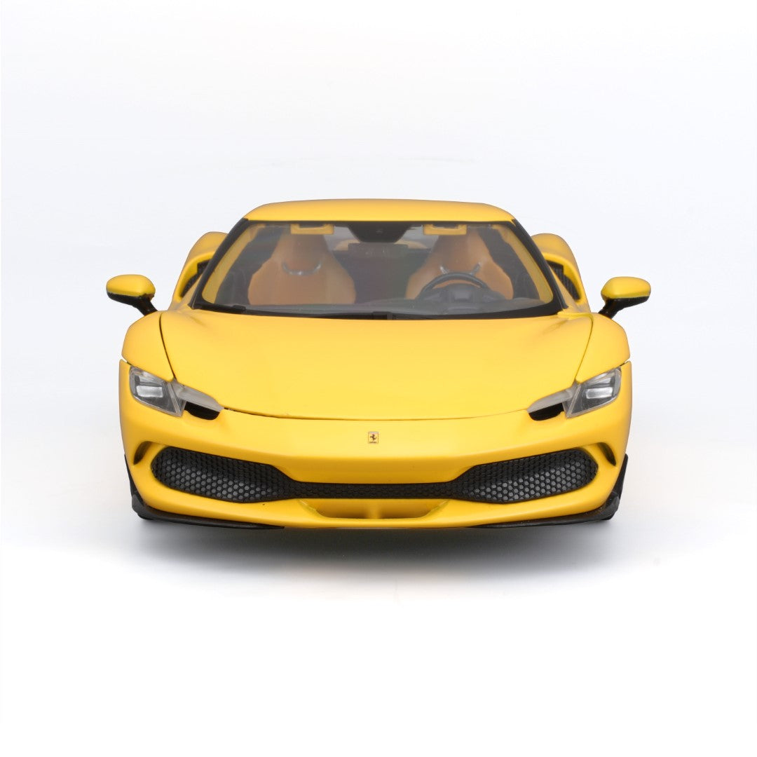 18-16018 Bburago Ferrari Race&Play - Ferrari 296 GTB, gialla - Scala 1:18