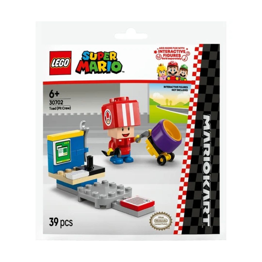 30702 LEGO Polybag Super Mario - Toad (Pit Crew)