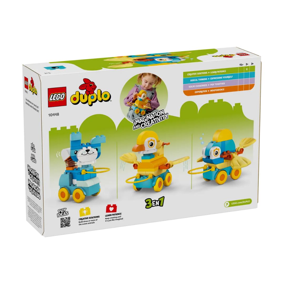 10448 LEGO Duplo - Animali su ruote 3 in 1