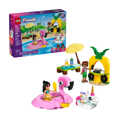 42658 LEGO Friends - Pool Party con unicorno e fenicottero