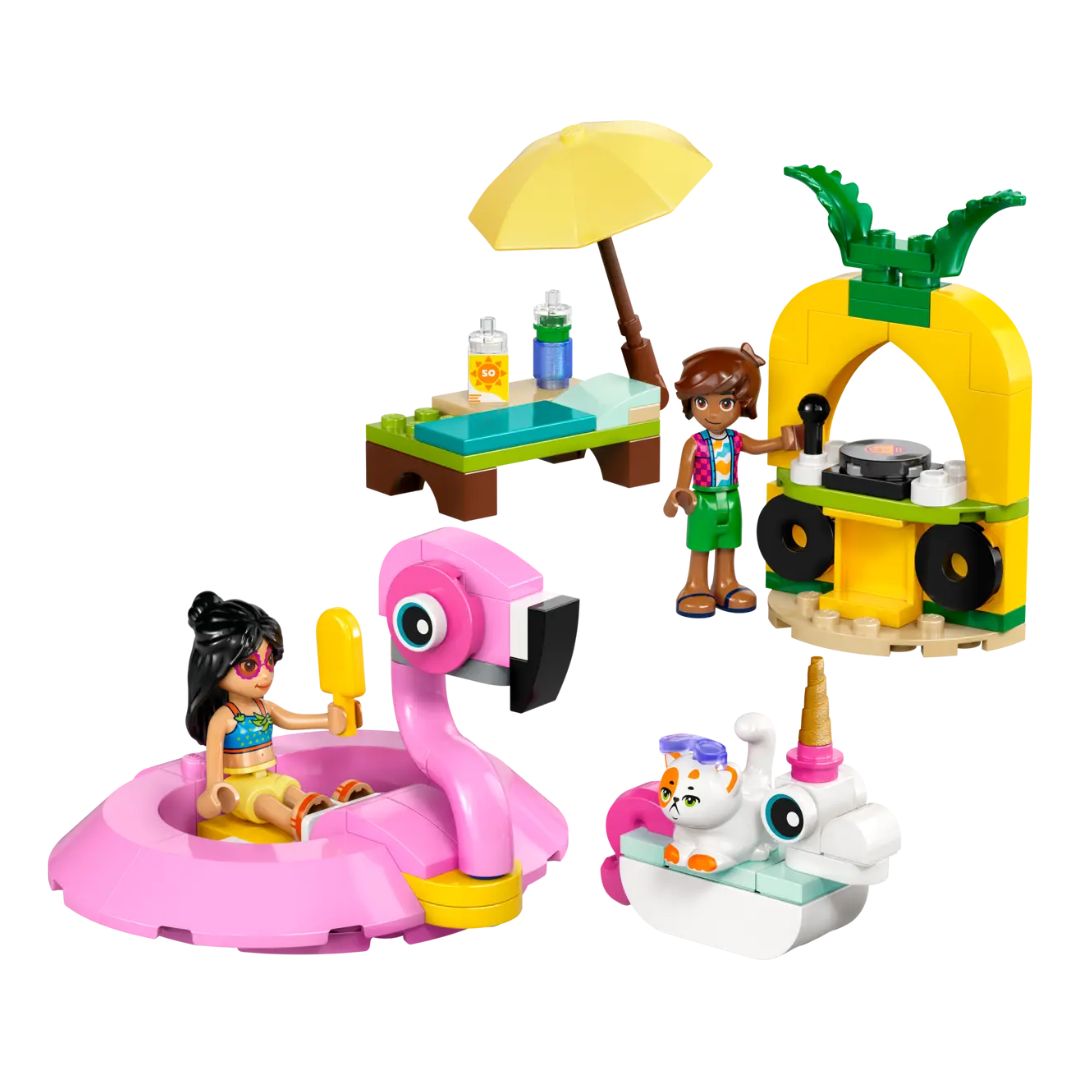 42658 LEGO Friends - Pool Party con unicorno e fenicottero