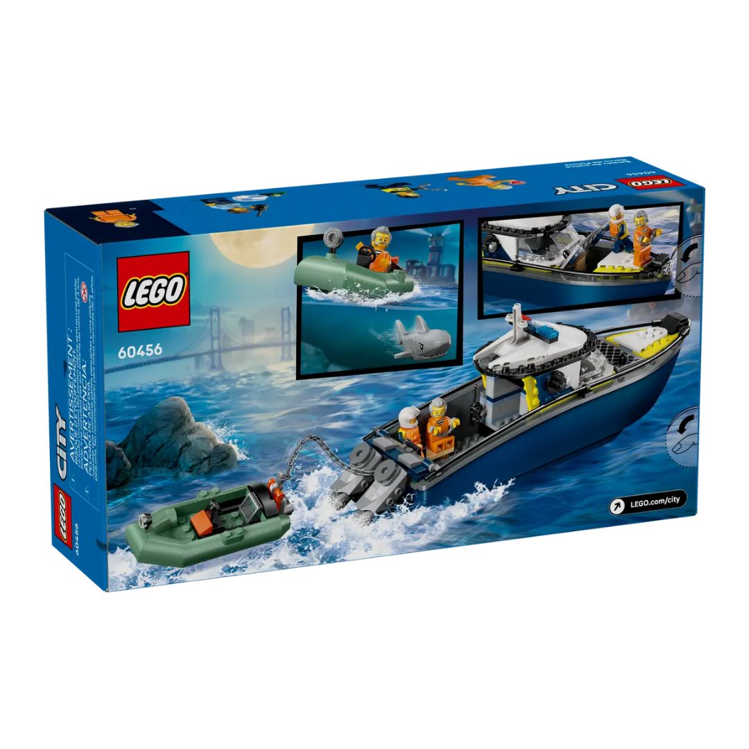 60456 LEGO City - Inseguimento del motoscafo della Polizia