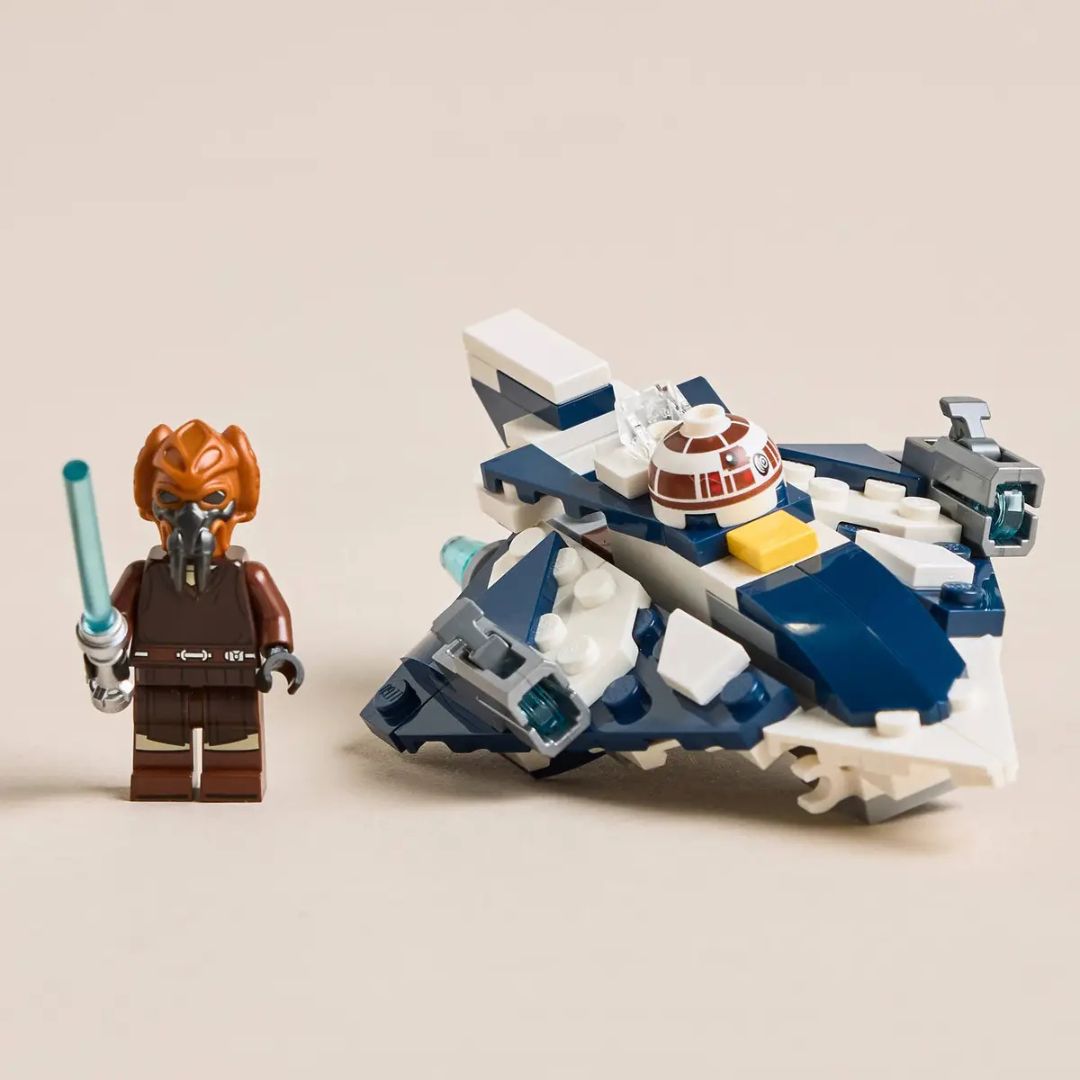 75400 LEGO Star Wars - Microfighter Jedi Starfighter di Plo Koon