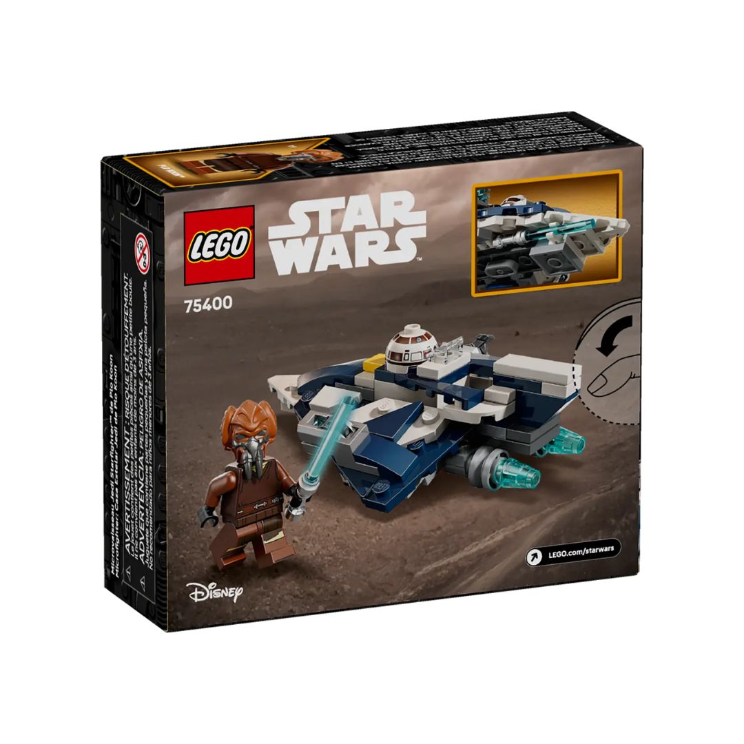 75400 LEGO Star Wars - Microfighter Jedi Starfighter di Plo Koon