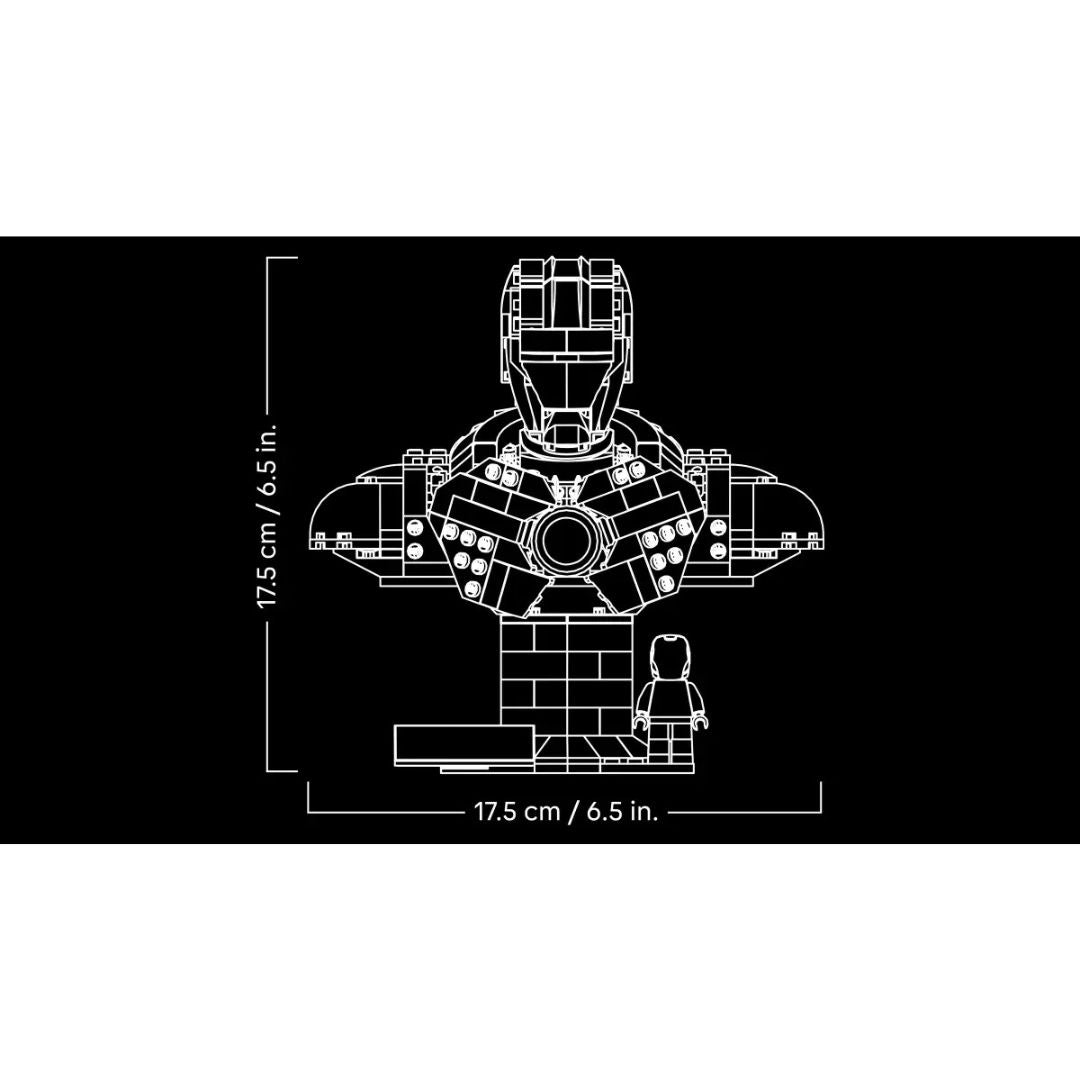 76327 LEGO Marvel -  Busto di Iron Man MK4