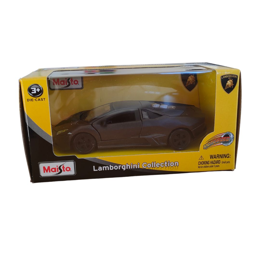 24072 Bburago Maisto - Lamborghini Reventon, nera - con retrocarica - 1:43