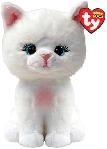 T37377 TY BEANIE BOOS Amelia la Gattina 15 cm Peluche con Occhi Grandi Azzurri