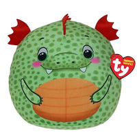 T39417 Ty - Squish a Boos  Griffin Draghetto Verde 22 cm Cuscino Peluche Morbido