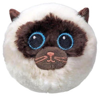 T83010 Ty - Beanie Bouncers Peluche Rimbalzante  Sammy Gatto Siamese Morbido