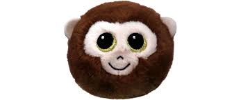 T83011 Ty - Beanie Bouncers Peluche Rimbalzante Banana  Scimmmia
