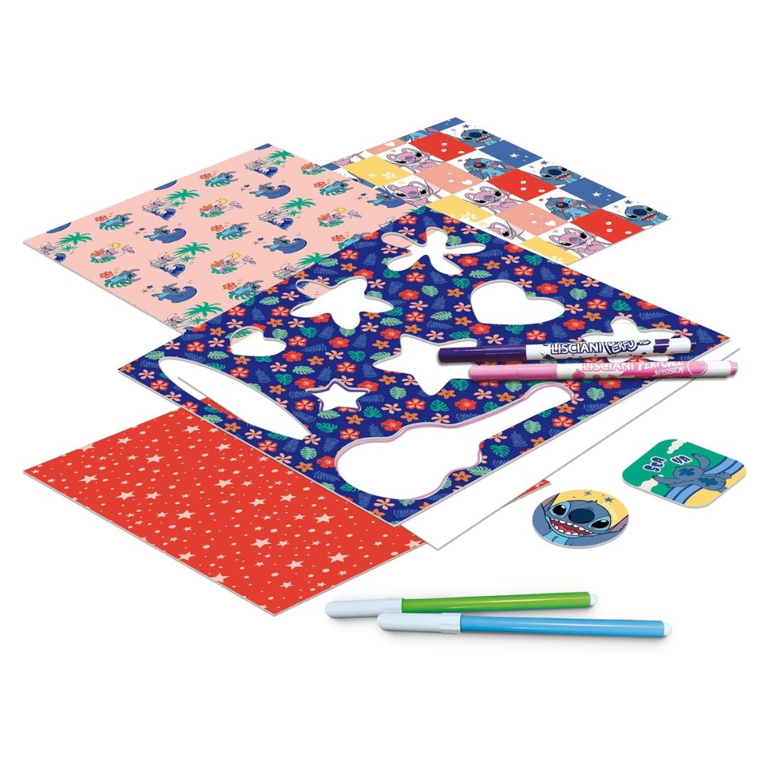 107582 Lisciani - Stitch: scuola di disegno con lavagnetta luminosa