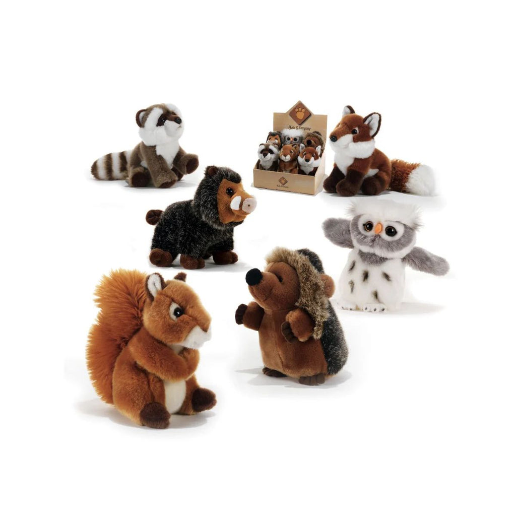 Onwomania Tessuto Peluche Peluche Animali Foresta Rap