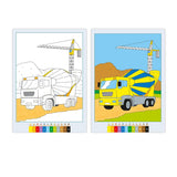 96004 Ravensburger: CreArt - Ruggenti veicoli - Libro da colorare